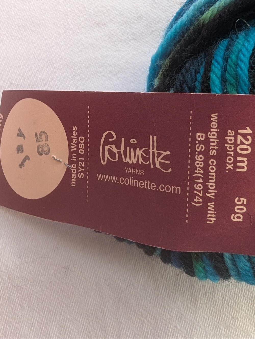 Lot Of Assorted Blue And Green Yarns - Wool Cotton Yak Alpaca Blends - Picture 12 of 16